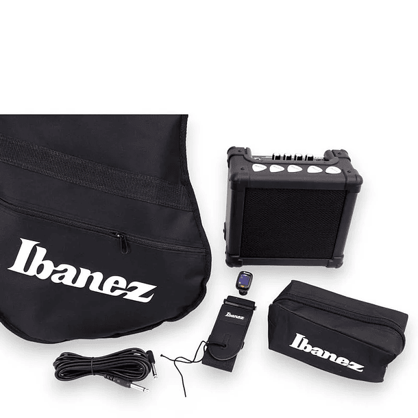 Pack de guitarra eléctrica Ibanez IJRX20U - Black 7