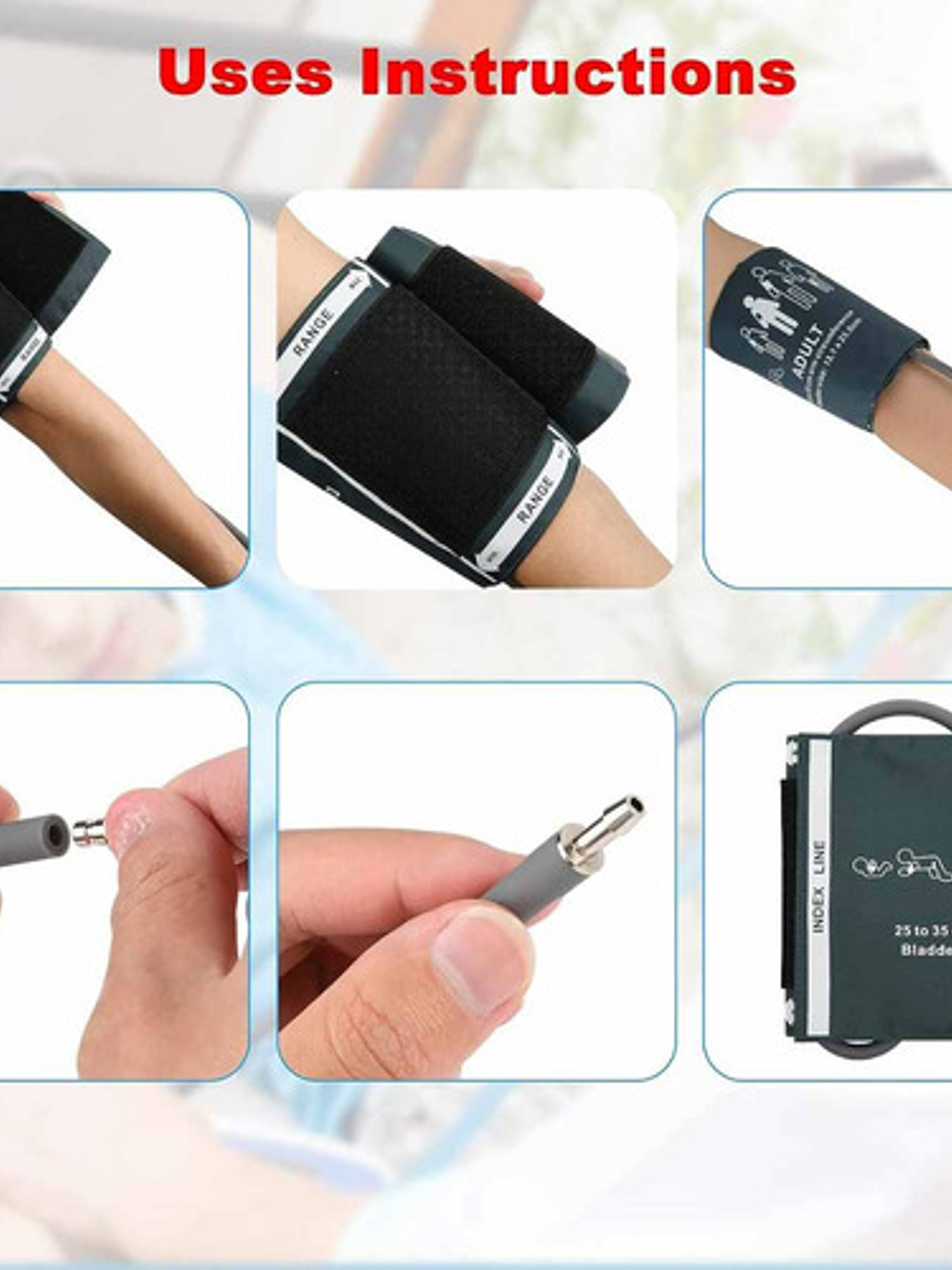 Brazalete Cm Adult De Brazo 25-35 Cm Verde Oscuro Tensiómetro Digital 2