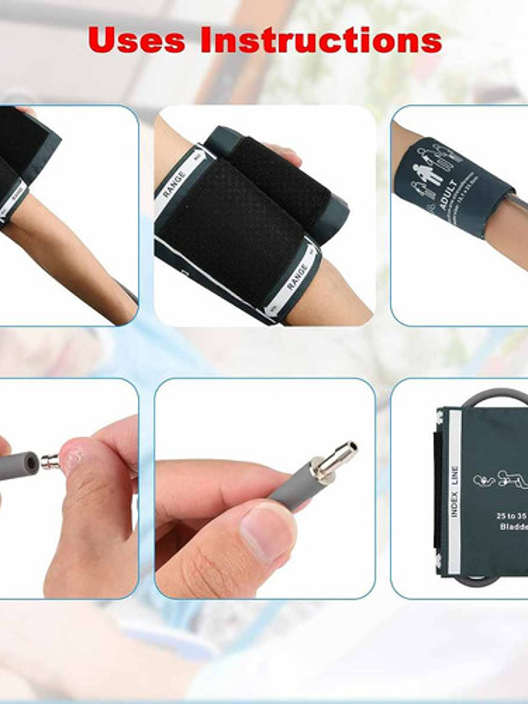 Brazalete Cm Adult De Brazo 25-35 Cm Verde Oscuro Tensiómetro Digital 2