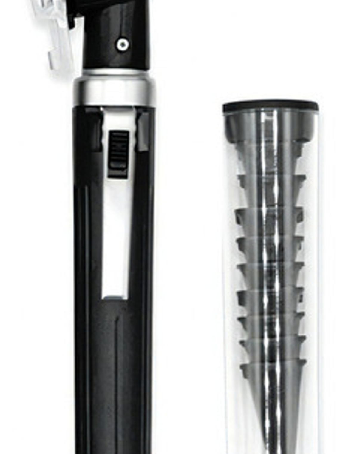 Otoscopio Led Optica + 10 Conos Medico Reflejo Examen Negro 3