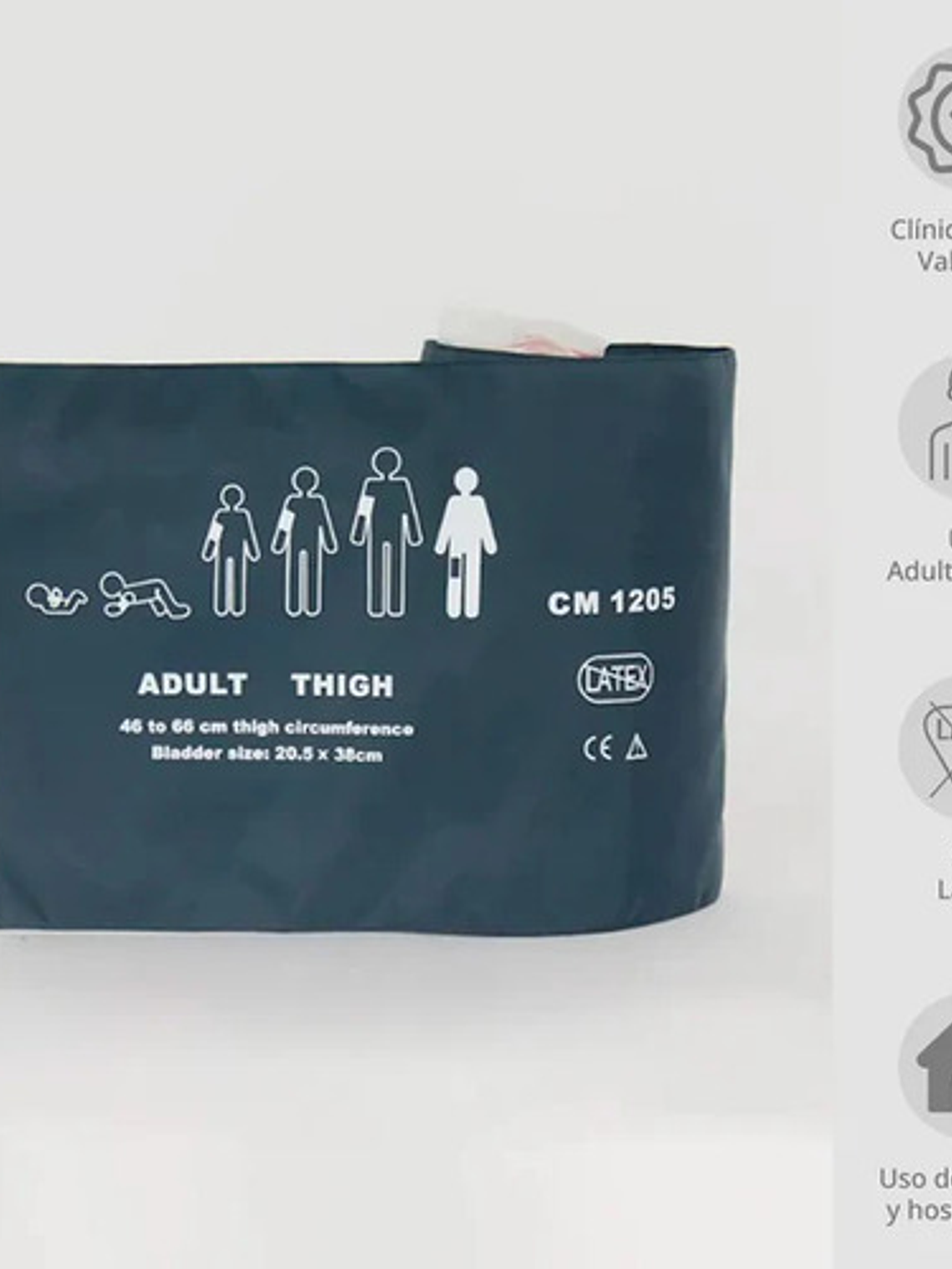 Brazalete/ Manguito Xxl Toma Presión Digital Obeso 46 -66 Cm 6