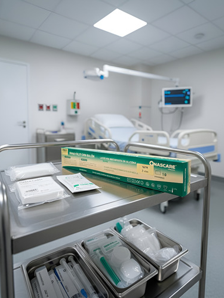 Sonda Foley Con Balón 16 Fr 2 Vías 100% Siliconada Caja X 10 2