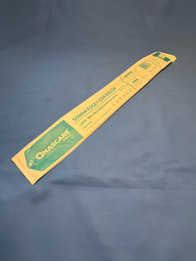 Sonda Foley Con Balón 16 Fr 2 Vías 100% Siliconada Caja X 10 4