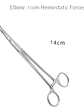 Pinza Hemostática Kelly Curva 14 Cm Germany Steel - Miniatura 2