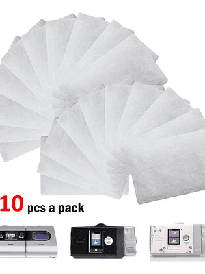 10 Filtros Lecimed Rms910 Para Cpap Compatibles Con Resmed S9 Airsense10