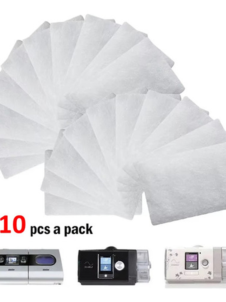 10 Filtros Lecimed Rms910 Para Cpap Compatibles Con Resmed S9 Airsense10 2