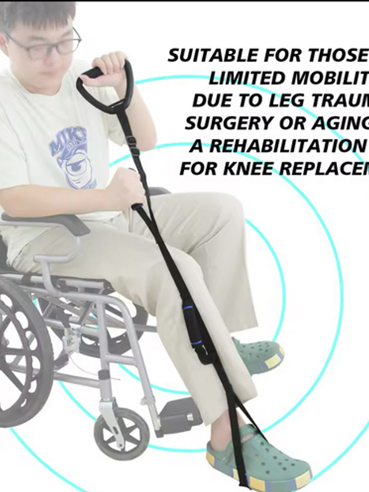 Arnés Elevadora De Pierna. 2 Asa Piernas Débil/ Hemiplejia 4