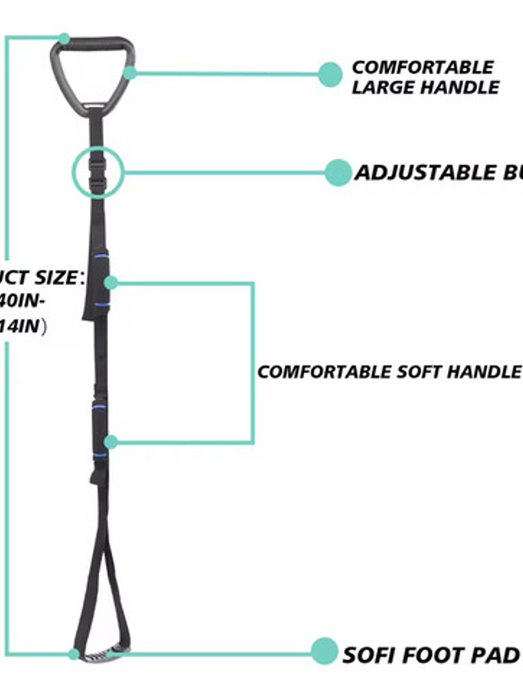 Arnés Elevadora De Pierna. 2 Asa Piernas Débil/ Hemiplejia 6