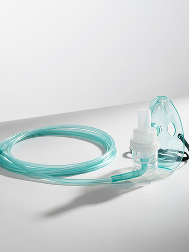 Mascarilla Nebulizacion Pediátrica Con Alargador 6