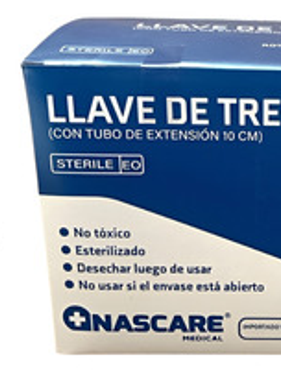 Caja 50 Unids Alargador Venoso Con Llave 3 Pasos 10cm 1