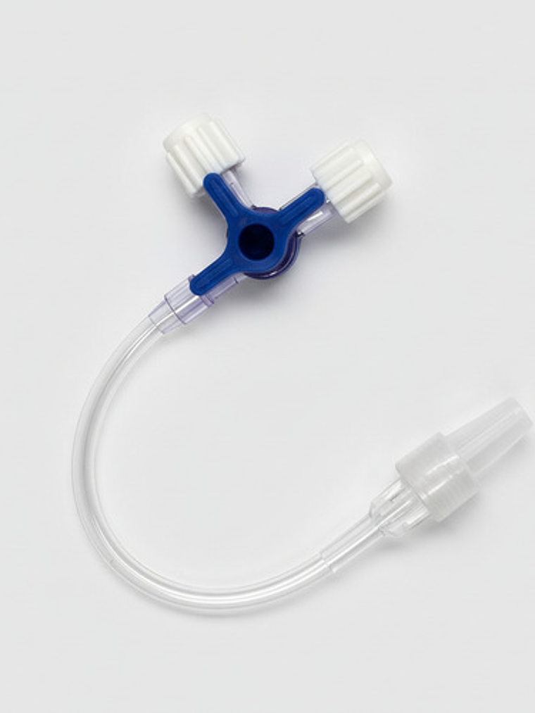 Caja 50 Unids Alargador Venoso Con Llave 3 Pasos 10cm 4