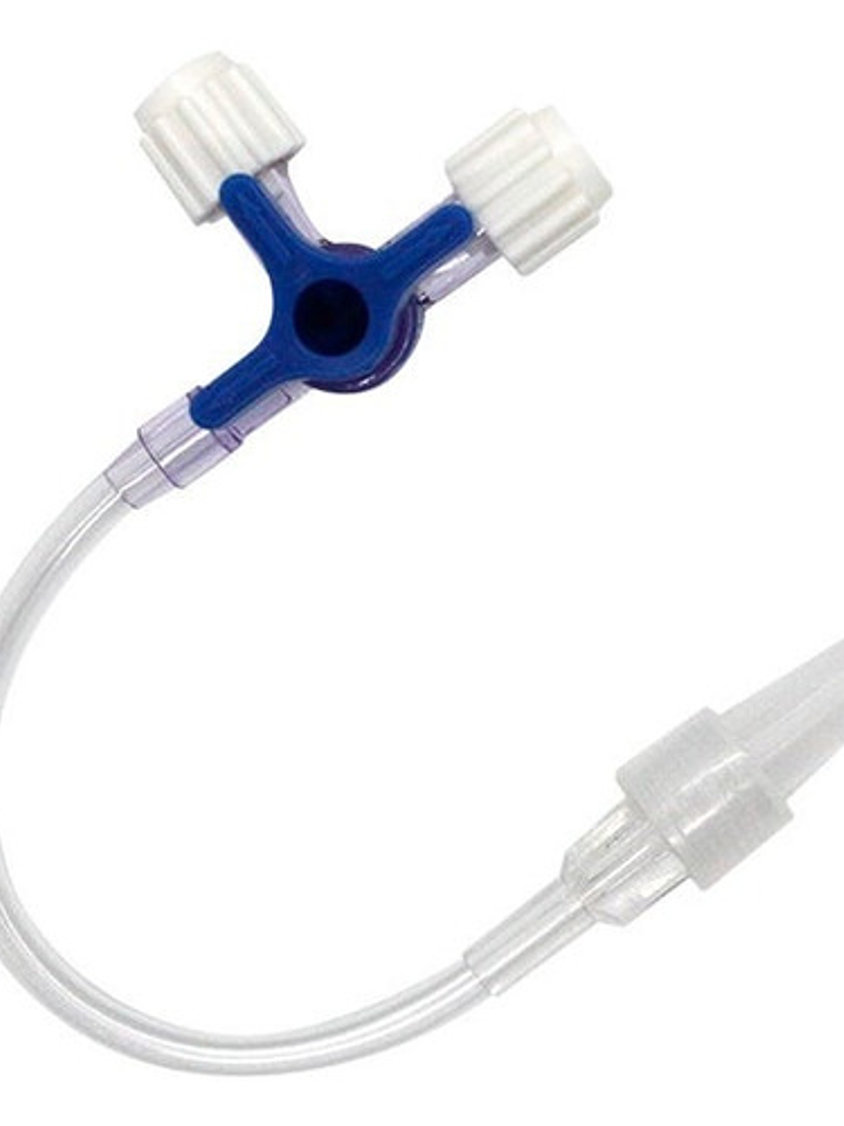 Caja 50 Unids Alargador Venoso Con Llave 3 Pasos 10cm 7