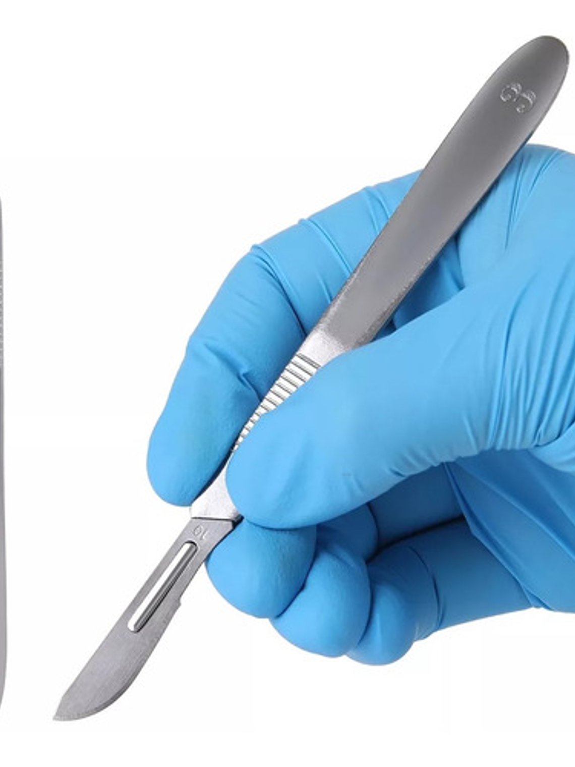 Mango Bisturí Hergom Eco 2-4 Acero Inoxidable 14cm Unidad 1