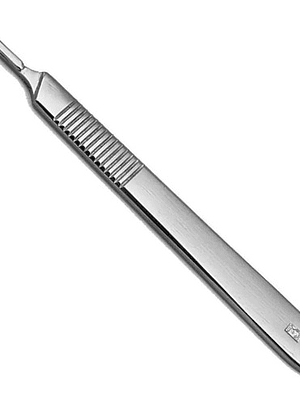 Mango Bisturí Hergom Eco 2-4 Acero Inoxidable 14cm Unidad