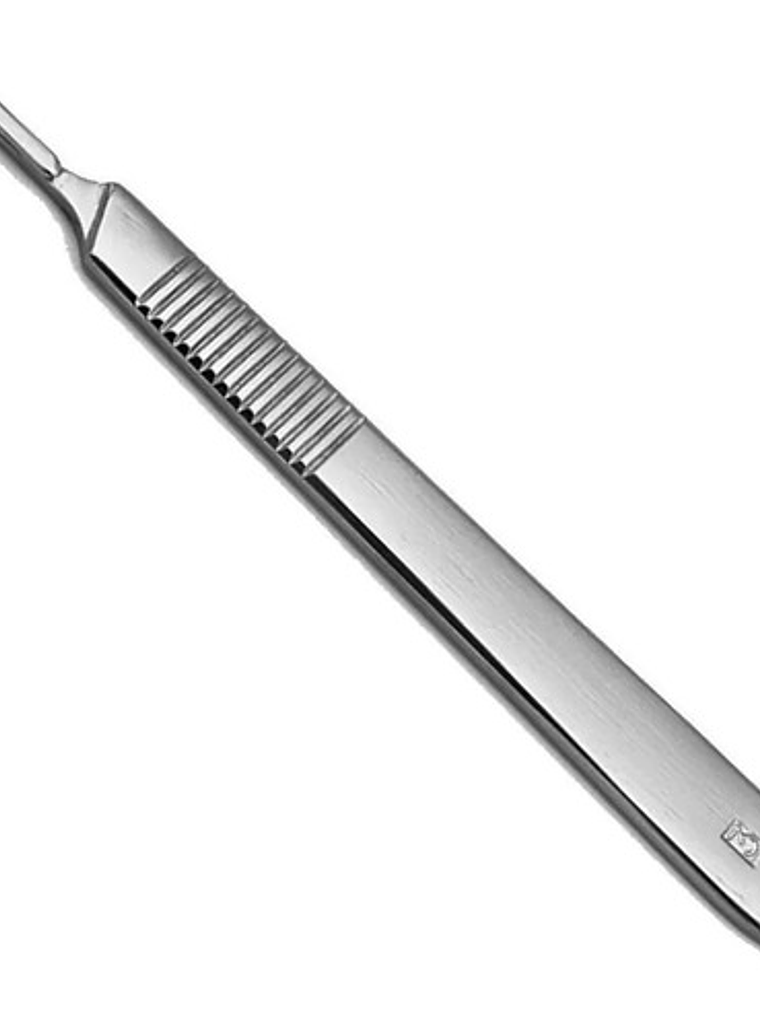 Mango Bisturí Hergom Eco 2-4 Acero Inoxidable 14cm Unidad 2