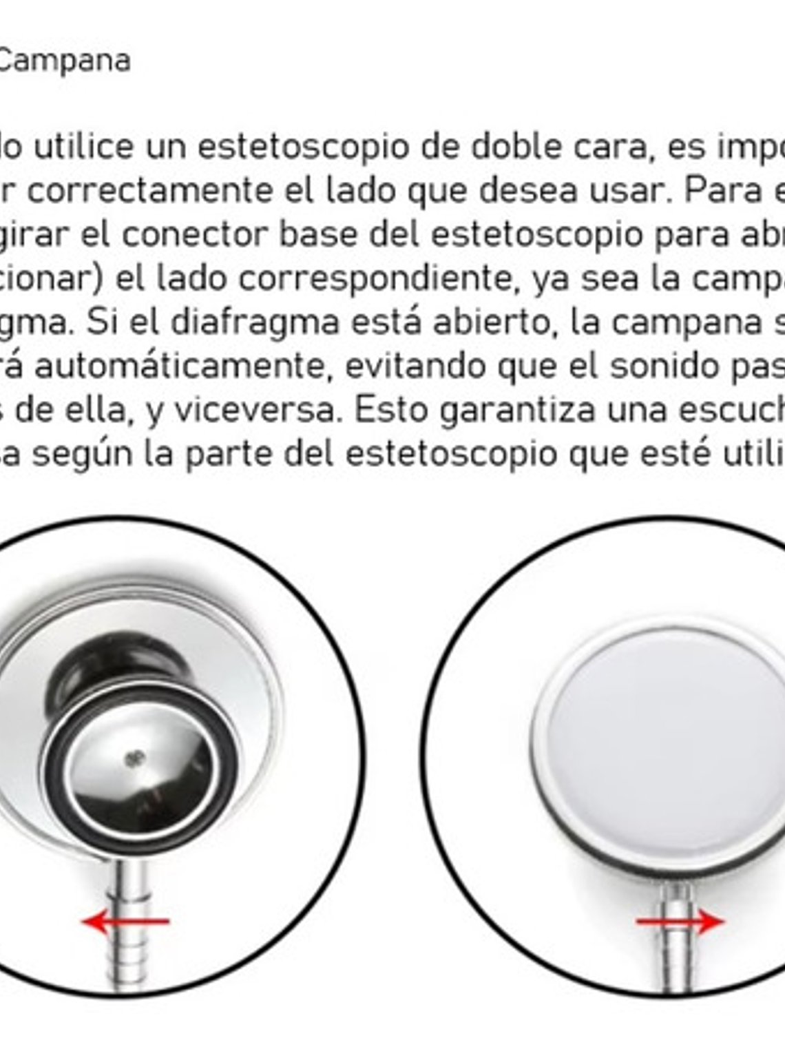 Fonendoscopio Doble Campana Dual Head Celeste / Turquesa 6