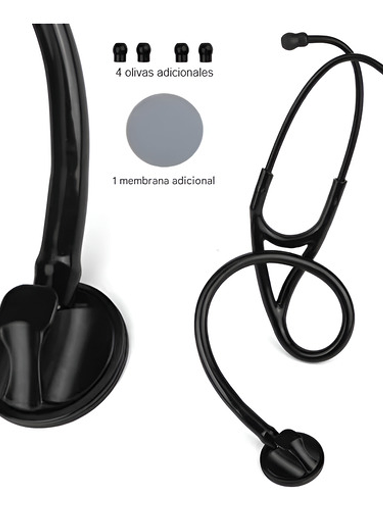 Fonendoscopio Fit Master Cardiology Negro Edicion Especial 2