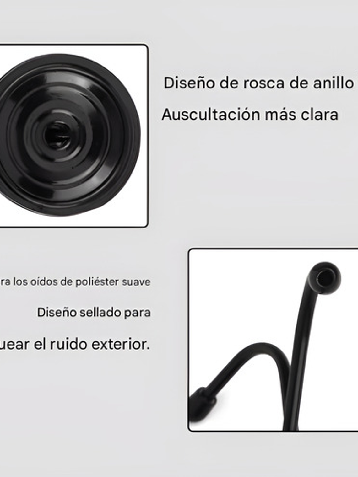 Fonendoscopio Fit Master Cardiology Negro Edicion Especial 5