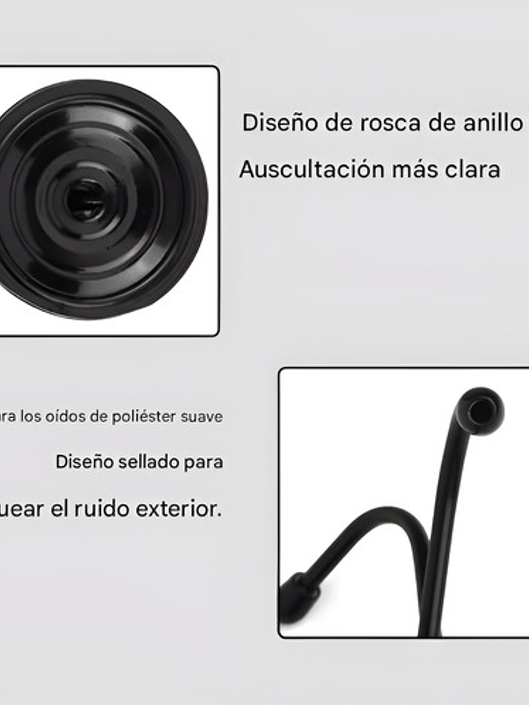 Fonendoscopio Fit Master Cardiology Negro Edicion Especial 5