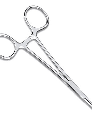 Pinza Kelly Recta 14cm Acero Quirúrgico Germany Steel