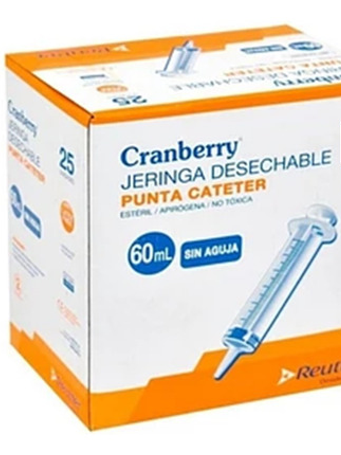 Jeringa Alimentación 60cc Punta Catéter Sin Aguja - 10 Unids 1