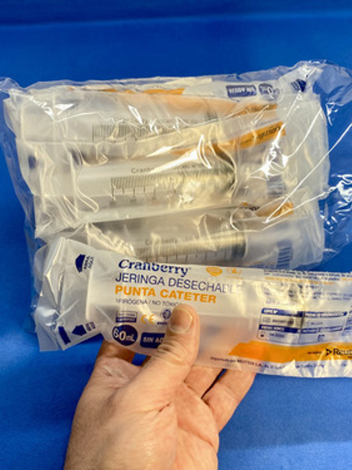 Jeringa Alimentación 60cc Punta Catéter Sin Aguja - 10 Unids 8