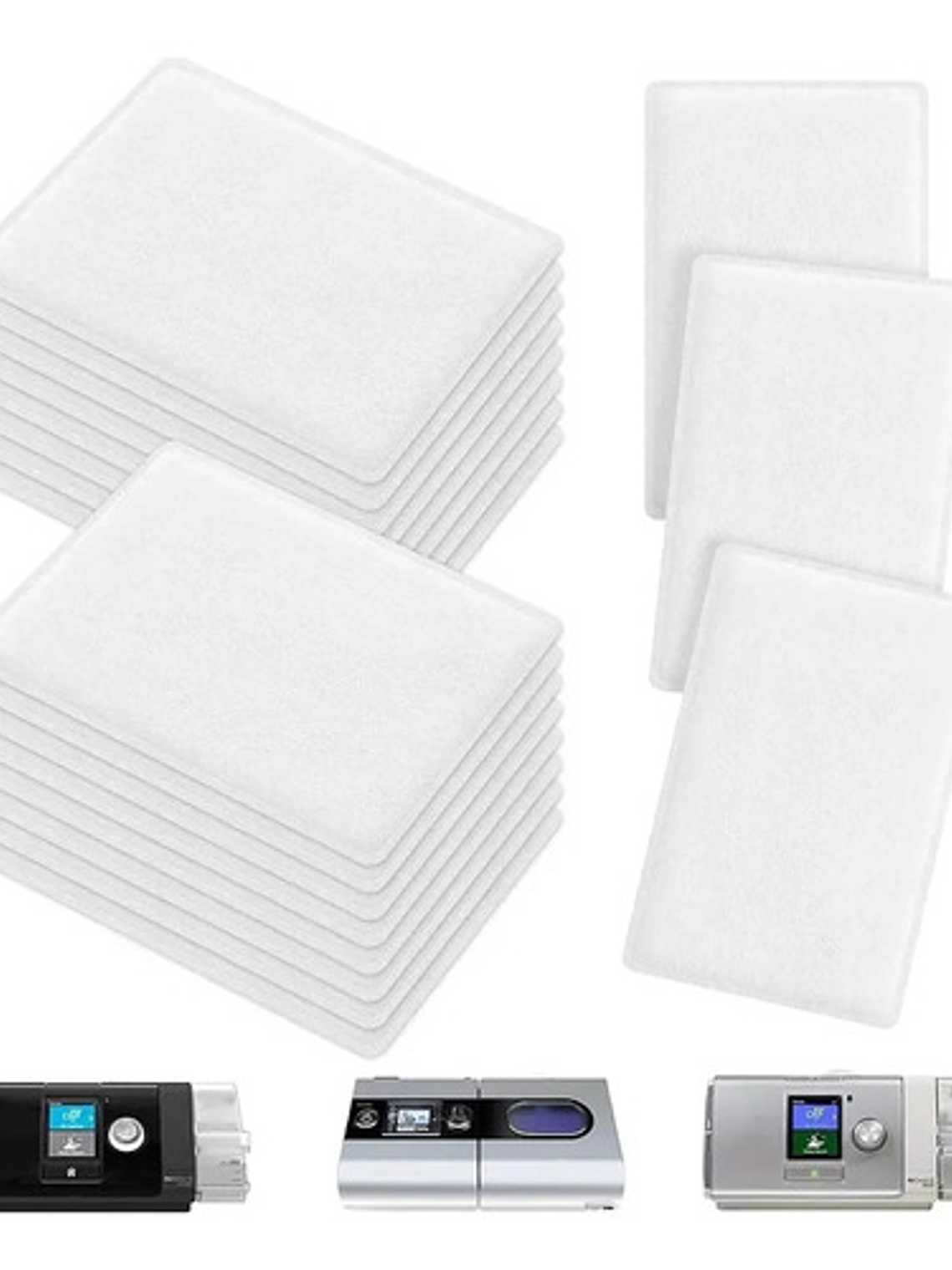 Pack 50 Filtros Cpap Resmed Airsense 10 Y Aircurve 10 A S9 1