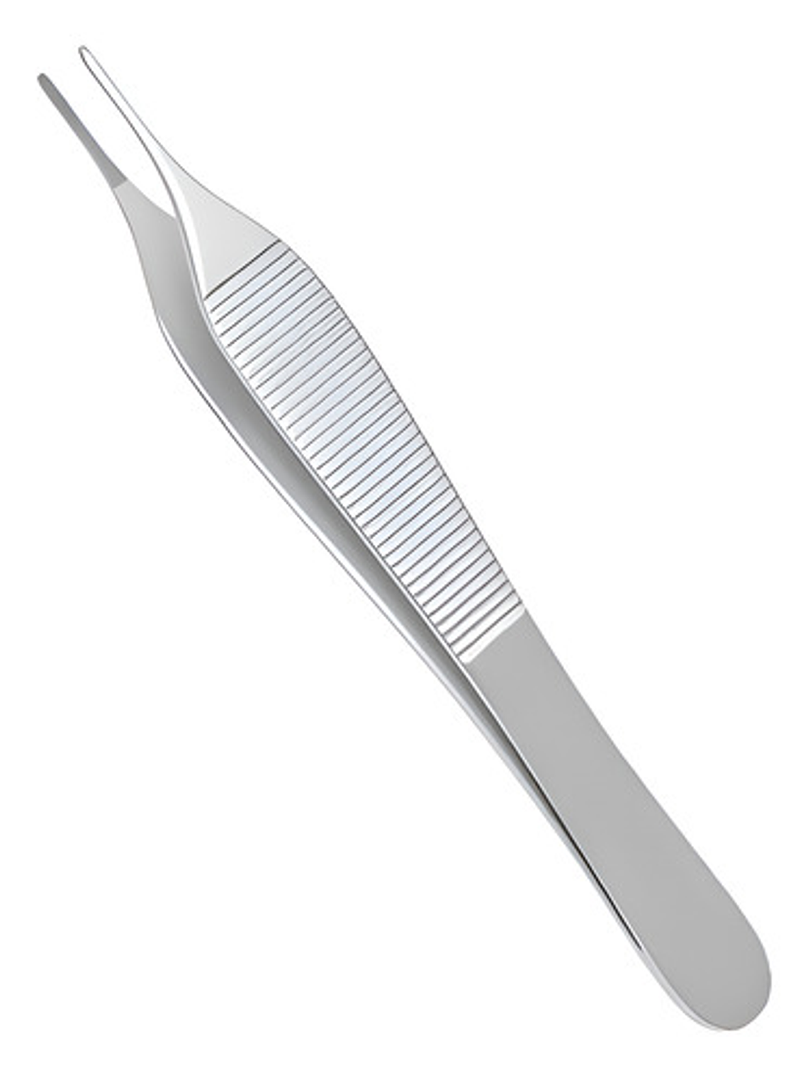 Pinza Adson Anatómica Germany Steel 12,5cm Recta Sin Dientes 1