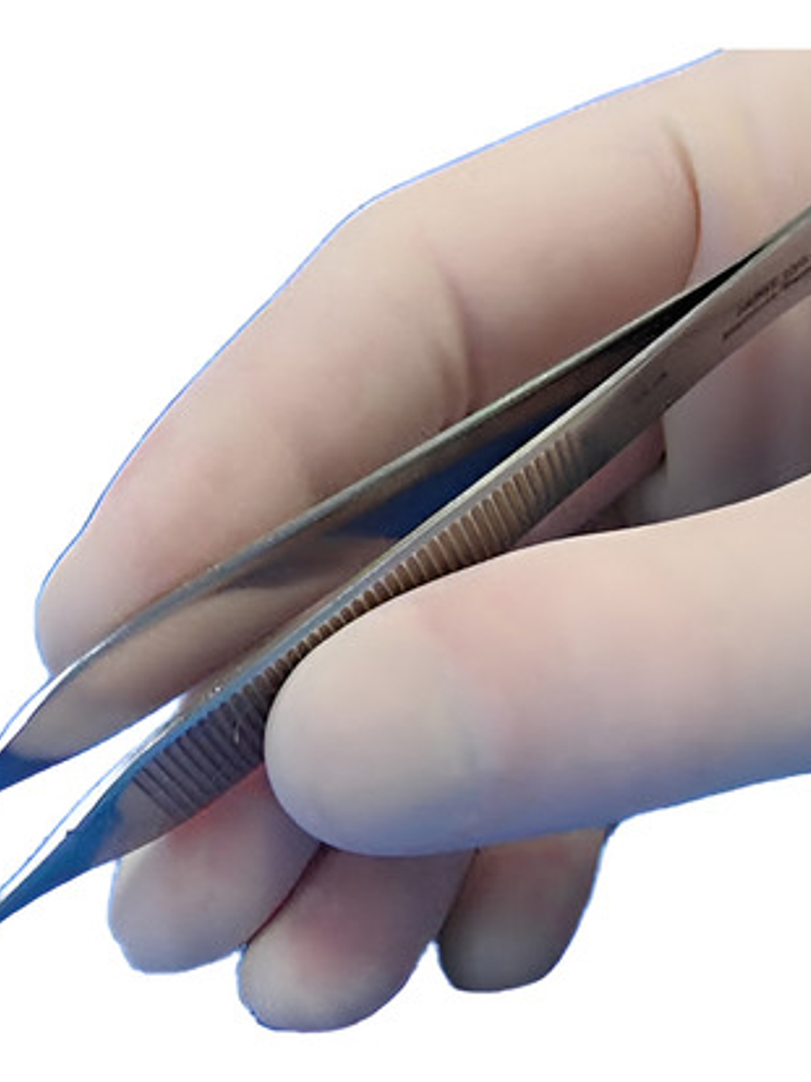 Pinza Adson Anatómica Germany Steel 12,5cm Recta Sin Dientes 3