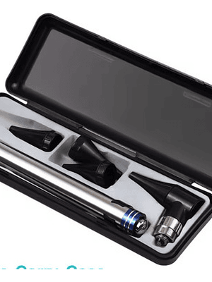 Otoscopio Visión 2 En 1 Acero Inoxidable Kit Portátil