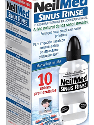 Kit De Inicio Neilmed Sinus Rinse 10pz Color Transparente