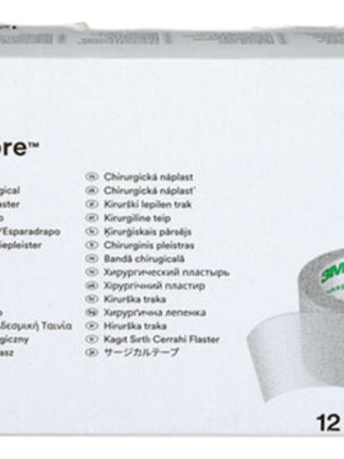 3m Cinta Transpore 2,5cm X 9,1m Cod 1527 -1,  1 Unidad 3