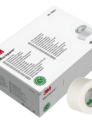 Micropore 3m 2,5cm X 9,1m Color Blanco 1530-1-  12 Unids