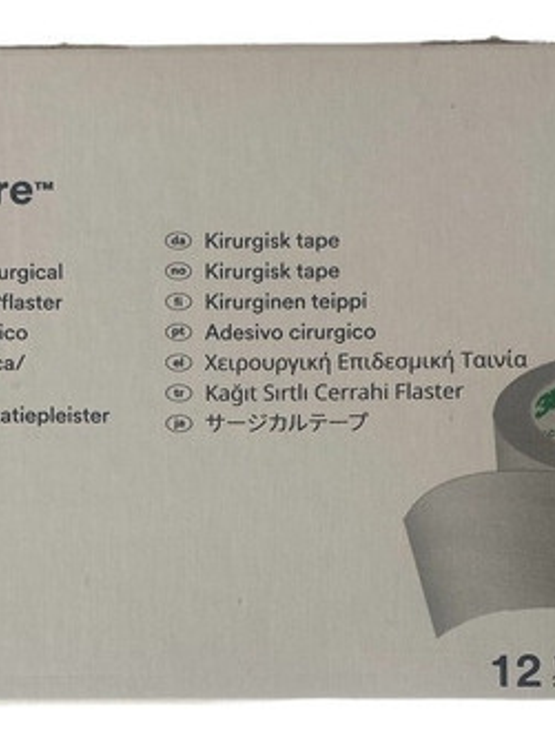 Micropore 3m 2,5cm X 9,1m Color Blanco 1530-1-  12 Unids 2