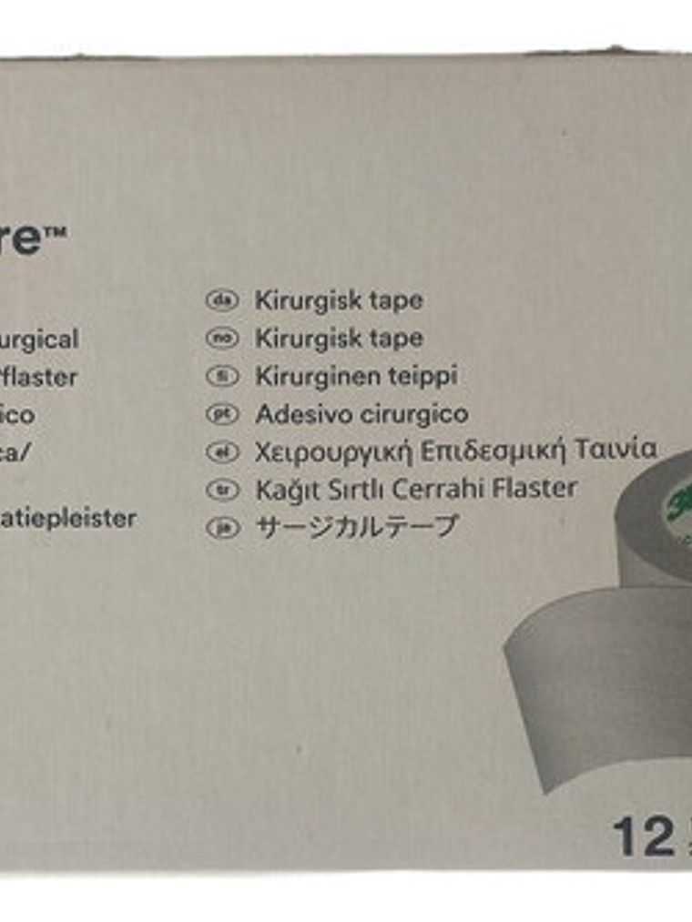 Micropore 3m 2,5cm X 9,1m Color Blanco 1530-1-  12 Unids 2