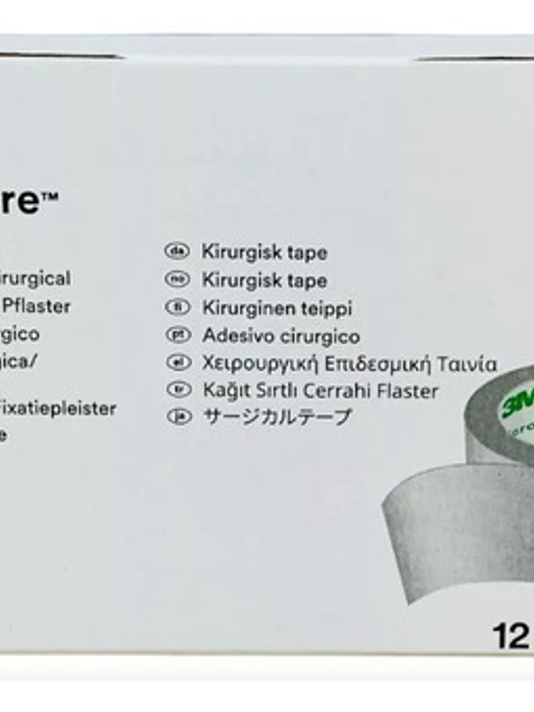 Micropore 3m 2,5cm X 9,1m Color Blanco 1530-1-  12 Unids 3