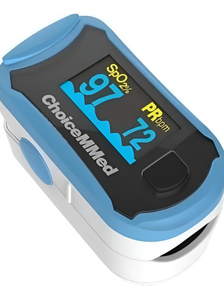 Oxímetro De Pulso Para Dedo Choicemmed Md300c29 Azul/blanco 1