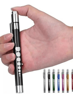 Linterna Reflejo Pupilar Medica Negro / Enfermeria / Tens