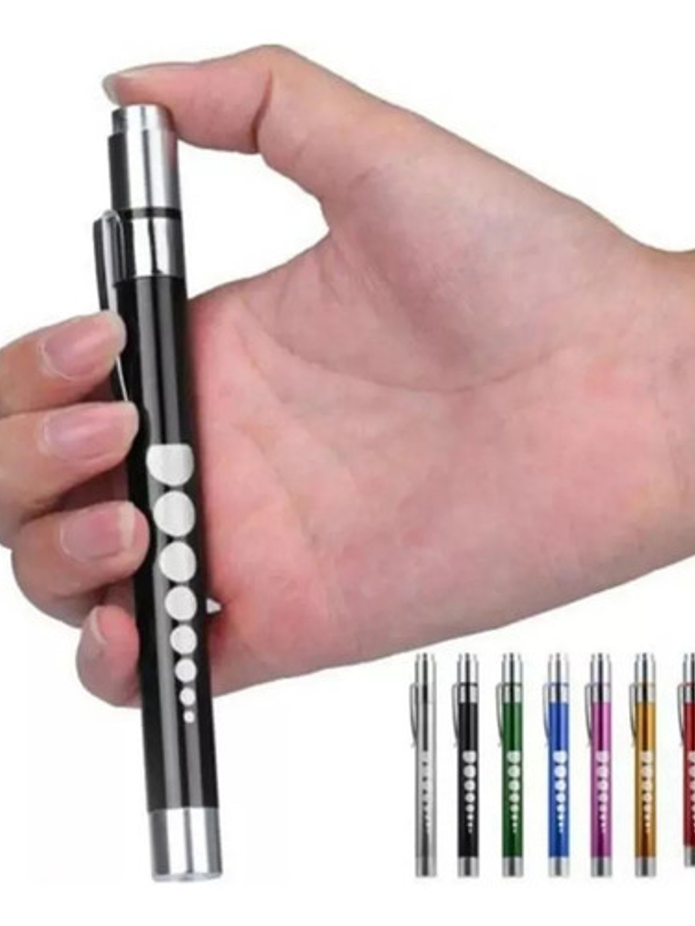 Linterna Reflejo Pupilar Medica Negro / Enfermeria / Tens 6