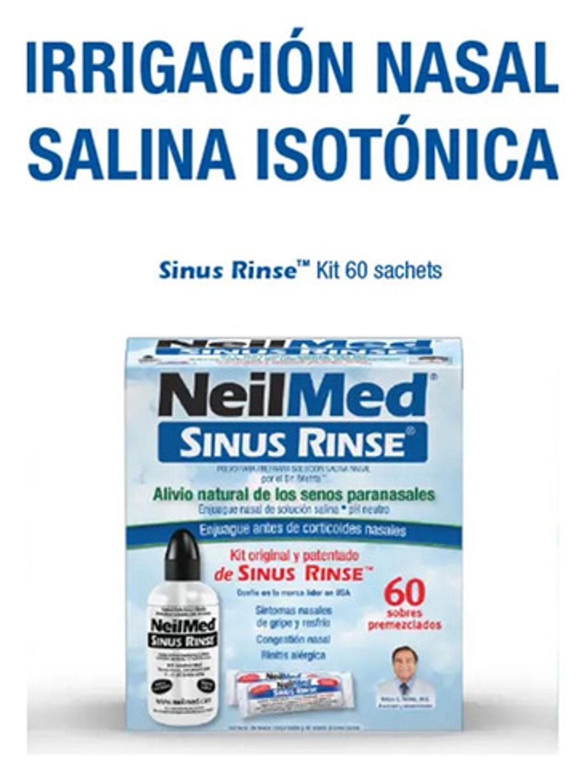 Neilmed Sinus Rinse - Kit De Enjuague Nasal Ultra Efectivo 3