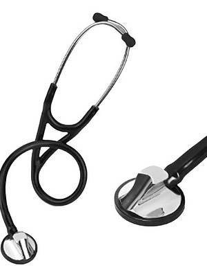 Fonendoscopio Cardiológico Master Negro Acabado Espejo Caja