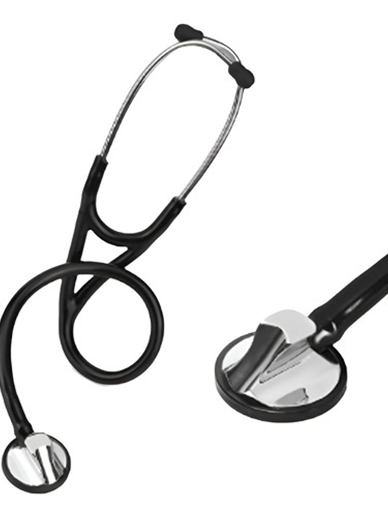 Fonendoscopio Cardiológico Master Negro Acabado Espejo Caja 2