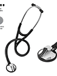 Fonendoscopio Cardiológico Master Negro Acabado Espejo Caja - thumbnail 4