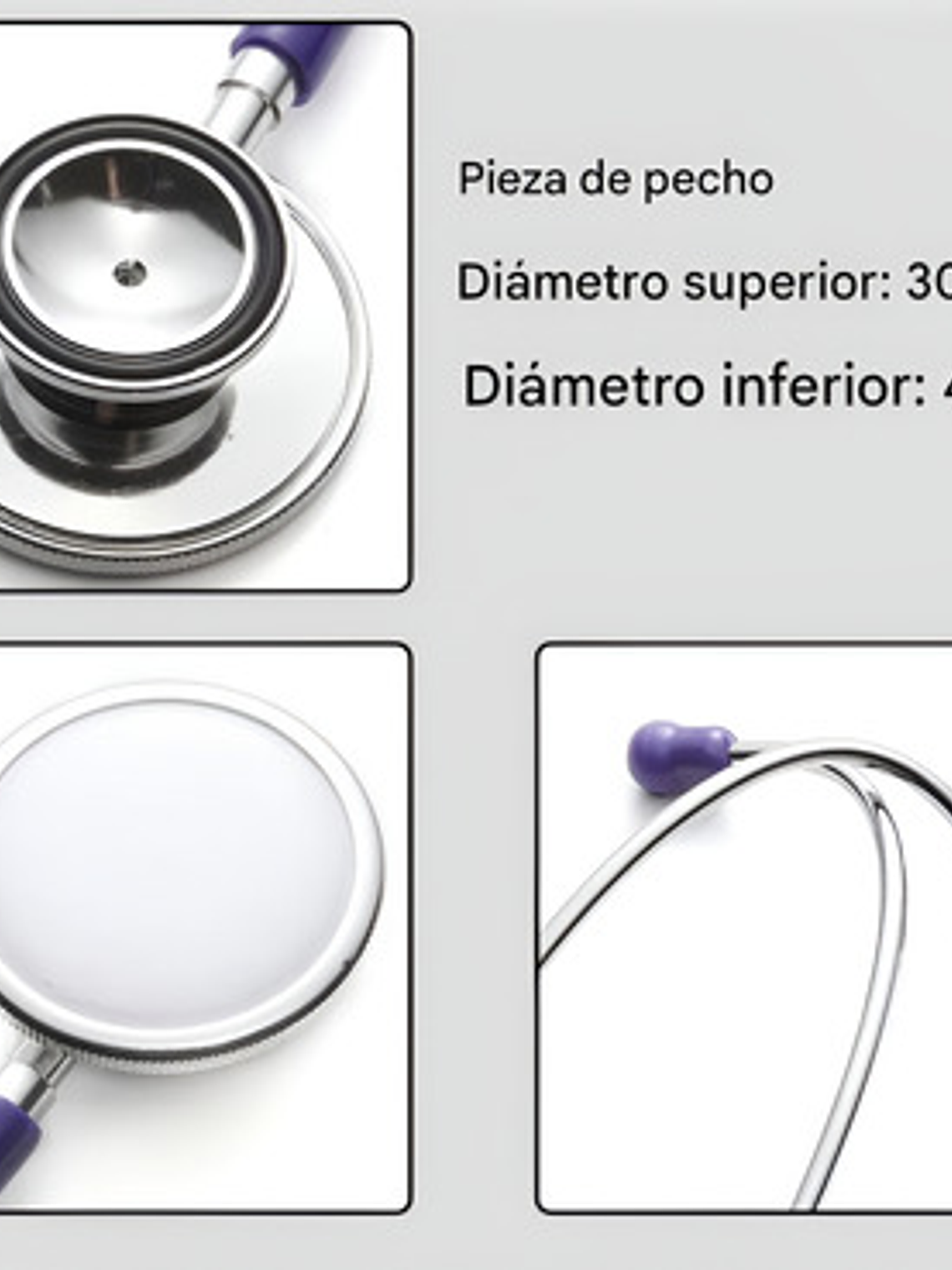 Fonendoscopio Doble Campana Morado Estetoscopio 5