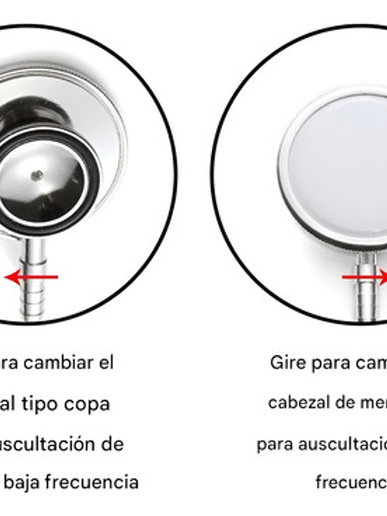Fonendoscopio Doble Campana Morado Estetoscopio 6