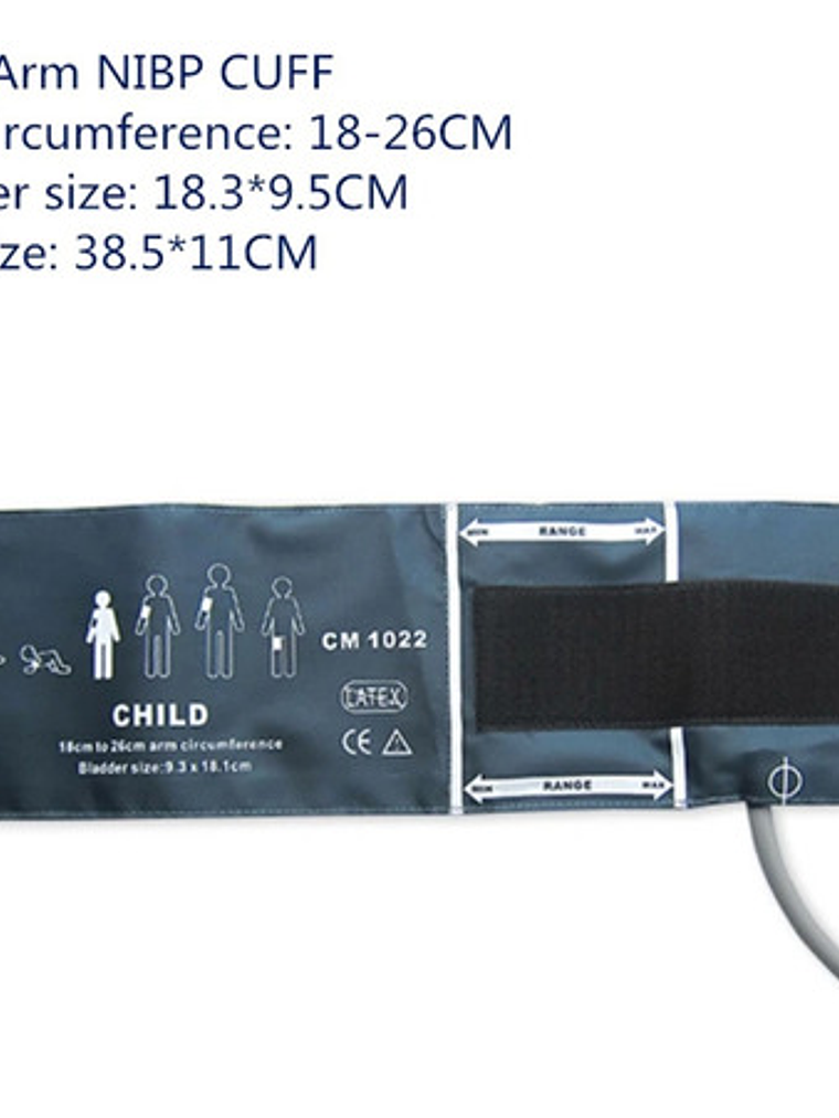Brazalete Pediátrico Toma Presión 1 Tubo Compatibl Universal 2