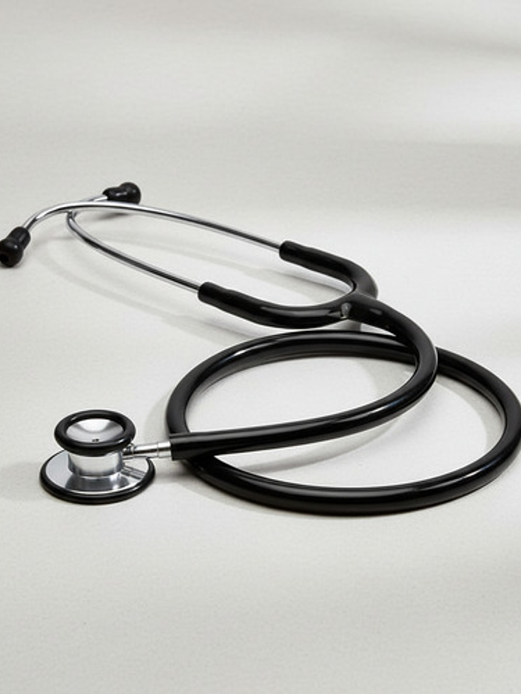 Fonendoscopio Pediátrico Negro Doble Campana Estetoscopio 3