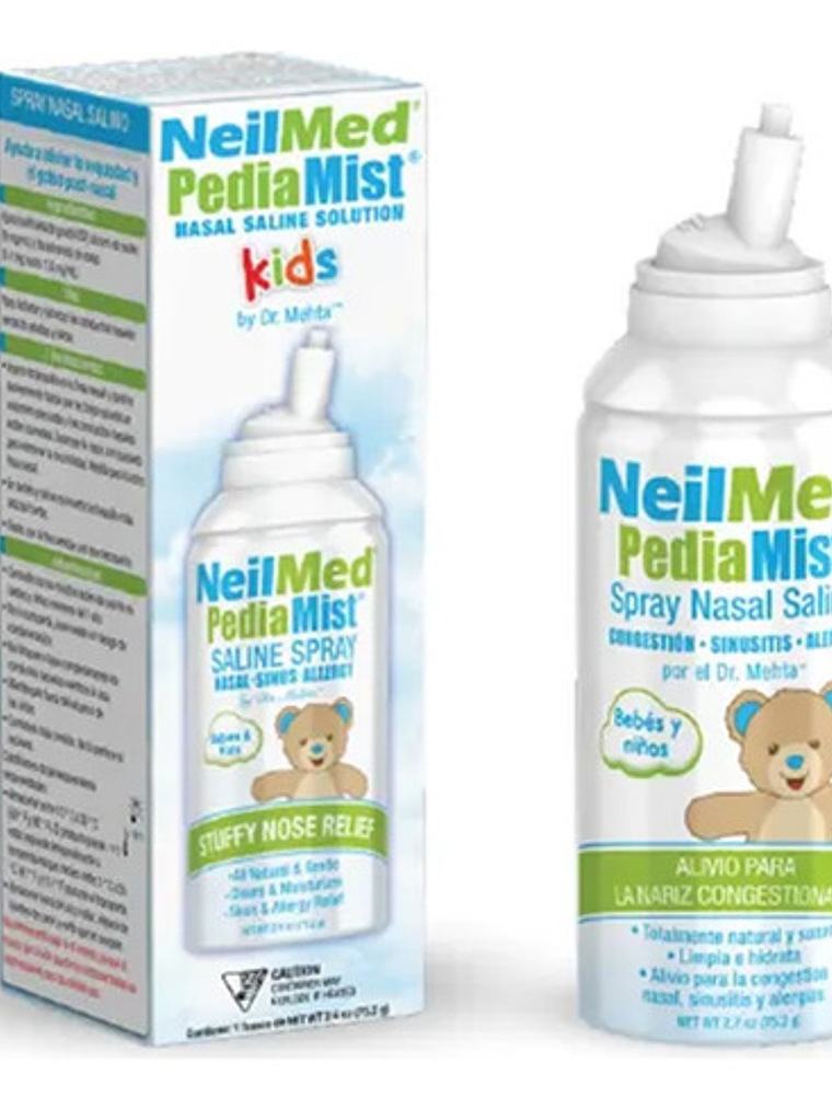 Pediamist Solución Salina Pediátrica 75ml Neilmed 6