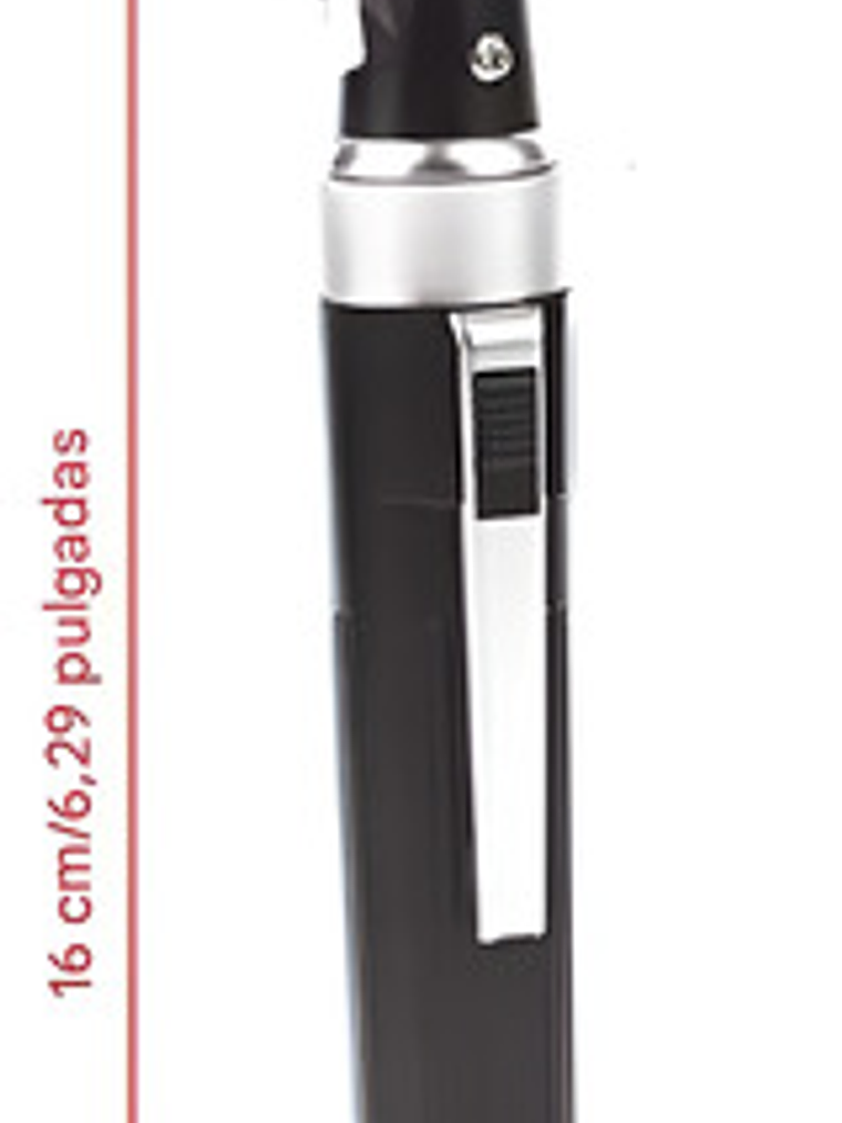 Kit Portatil Otoscopio Diagnostico Oido Luz Led Zoom X3 Negr 4