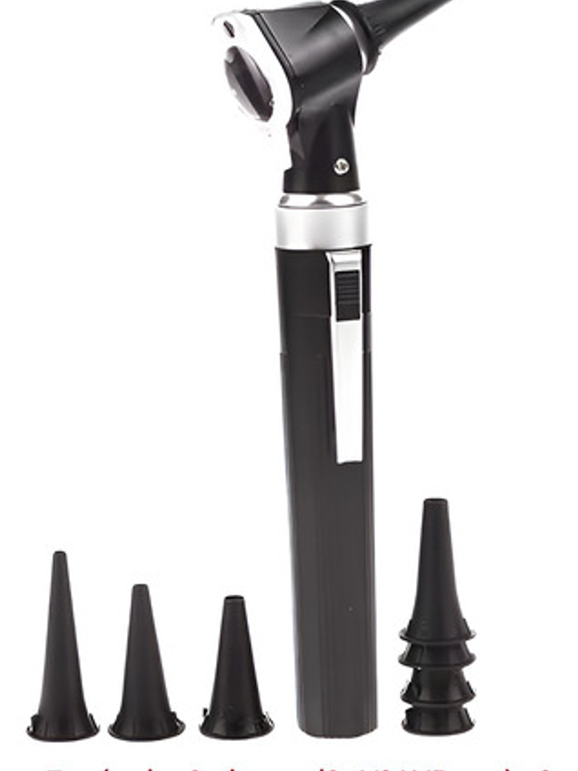 Kit Portatil Otoscopio Diagnostico Oido Luz Led Zoom X3 Negr 5